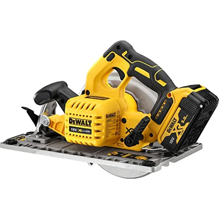 DeWALT DCS572NT-XJ Akku-Handkreissaege, 18V (Basisv.), Schwarz-Gelb – Bild 2