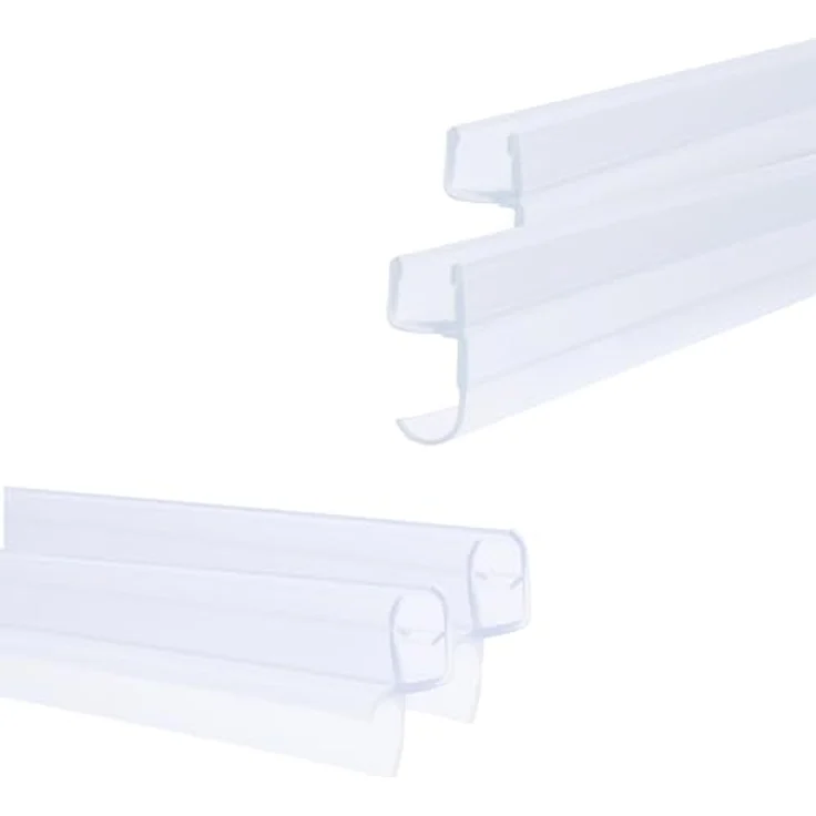Schulte Premium Dichtungsset für Badewannenfaltwand Komfort, 3-teilig in Transparent - Wasserdichte Lösung für ein trockenes Duscherlebnis, E160257-99 – Bild 1
