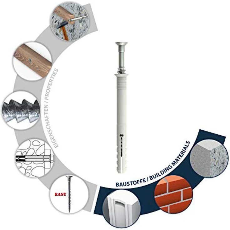 TOX Nageldübel Attack 6 x 80 mm, 50 Stück, 017102171 - Preisvergleich – Bild 3