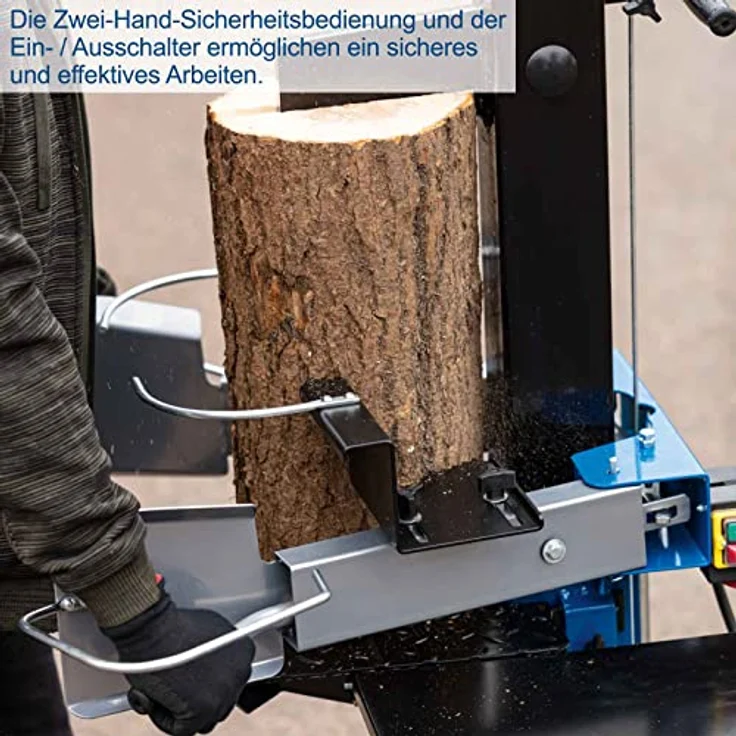 Scheppach Holzspalter HL810 | 230V Anschluss - 3000W Leistung | Hydraulikspalter stehend | Spaltgutlänge 550mm | Spaltdurchmesser 300mm | 8 Tonnen Spaltkraft | Brennholzspalter mit Vario Spalt System – Bild 3