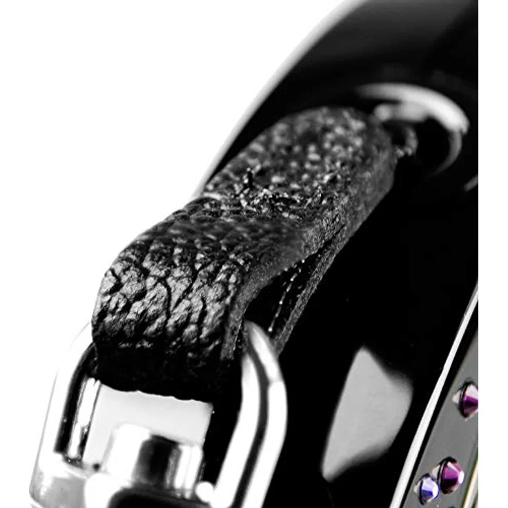 Flexi Glam Splash Mystic with Swarovski crystals M - Hund Rückziehbare Leine - 5 m - Schwarz (M, Hund), Halsband + Leine – Bild 2