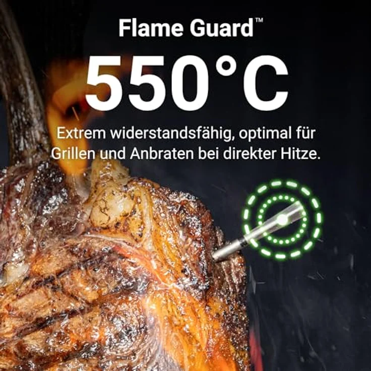 MEATER 2 Plus: Das Smarte Fleischthermometer der Nächsten Generation, Hitzebeständig bis 550°C, Hohe Reichweite, 100% Wasserdicht, Multi-Sensor Technologie - MEATER – Bild 2
