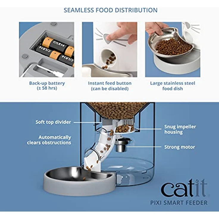 Catit Futterautomat für Katzen (2.90 l), Futternapf – Bild 5