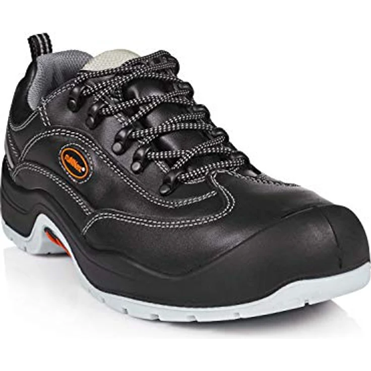 ruNNex S3 Sicherheitsschuhe TEAMSTAR 5300, Stahlkappe, SRA, hydrophobiertes Glattleder, schwarz, Größe 42 – Bild 2