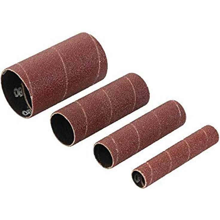 Triton TSPSS80G4PK Schleifhülsen, Aluminiumoxid für Holz, Kunststoff und Metalle, 150 g, 4 Stück, 76 mm Länge – Bild 2