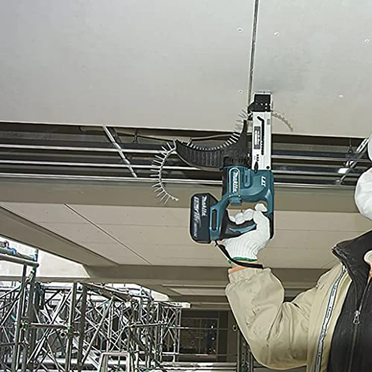 Makita Akku-Magazinschrauber 25-55 mm 18 V - 5,0 Ah, 2 Akkus und Ladegerät im Makpac, DFR550RTJ – Bild 4