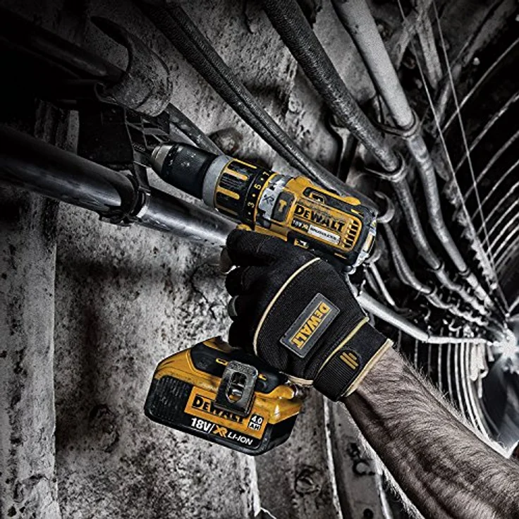 DeWALT Kit DCK699M3T, Elektrowerkzeug-Set mit DCD795 (Schlagbohrschrauber) und DCS391 (Handkreissäge), 6-teilig, inkl. 3 x 4,0 Ah Akku und 2 x TSTAK VI – Bild 4