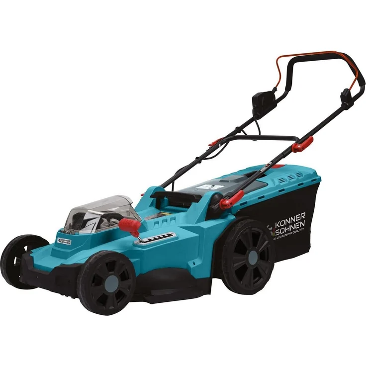 Könner & Söhnen Akkurasenmäher KS 43LM-40V, kabelloser Rasenmäher mit leistungsstarkem bürstenlosem Motor