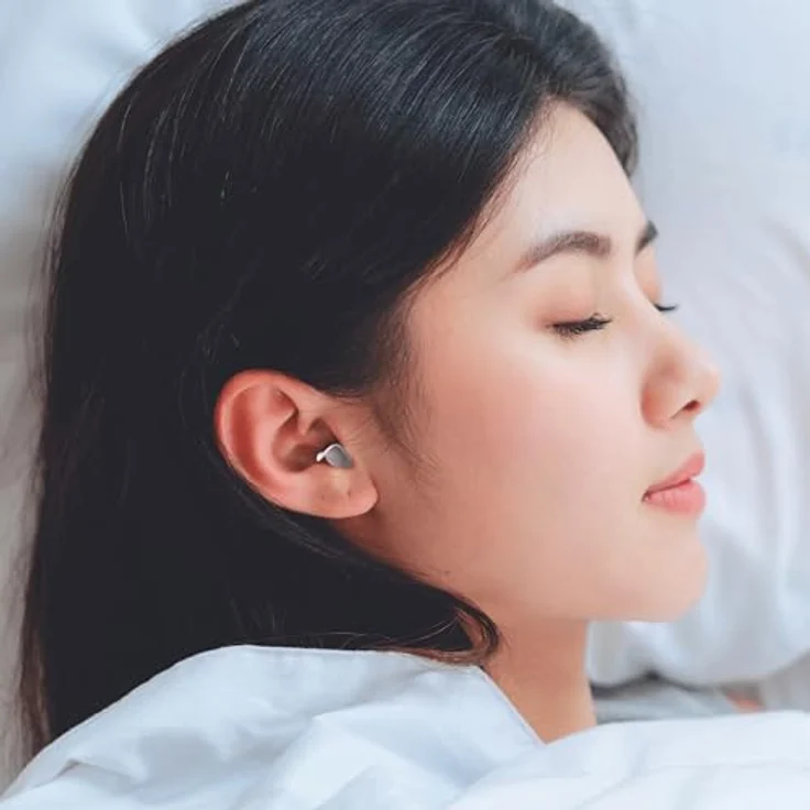Mixx Assistive Audio Sleep Gehörschutz-Earplugs, 3x wiederverwendbare Ohrstöpsel aus medizinischem Silikon, flach und bequem für Seitenschläfer, inklusive Aufbewahrungskoffer – Bild 7