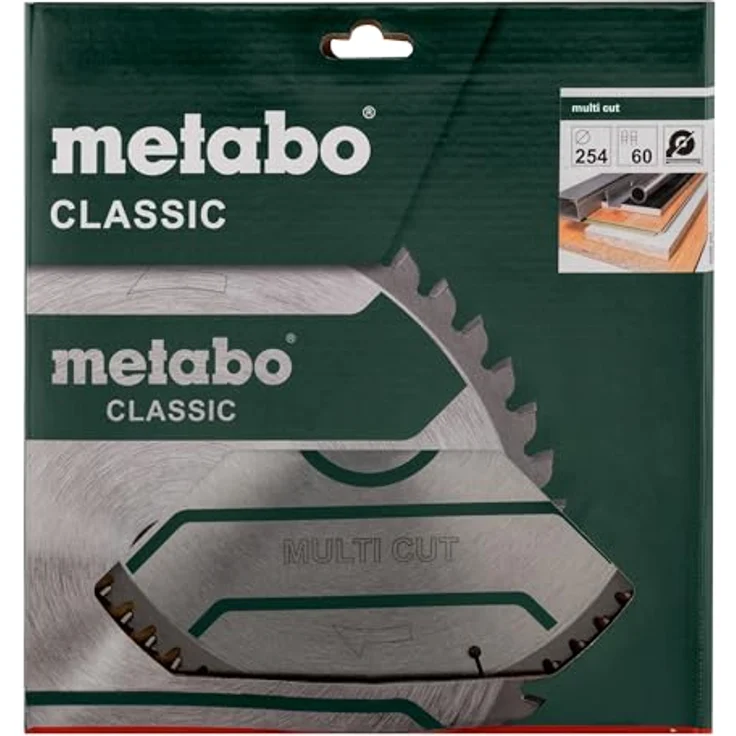 Metabo Sägeblatt multi cut - classic, 254x2,6/1,8x30 Z60 FZ/TZ 5°neg - 628285000 – Bild 5