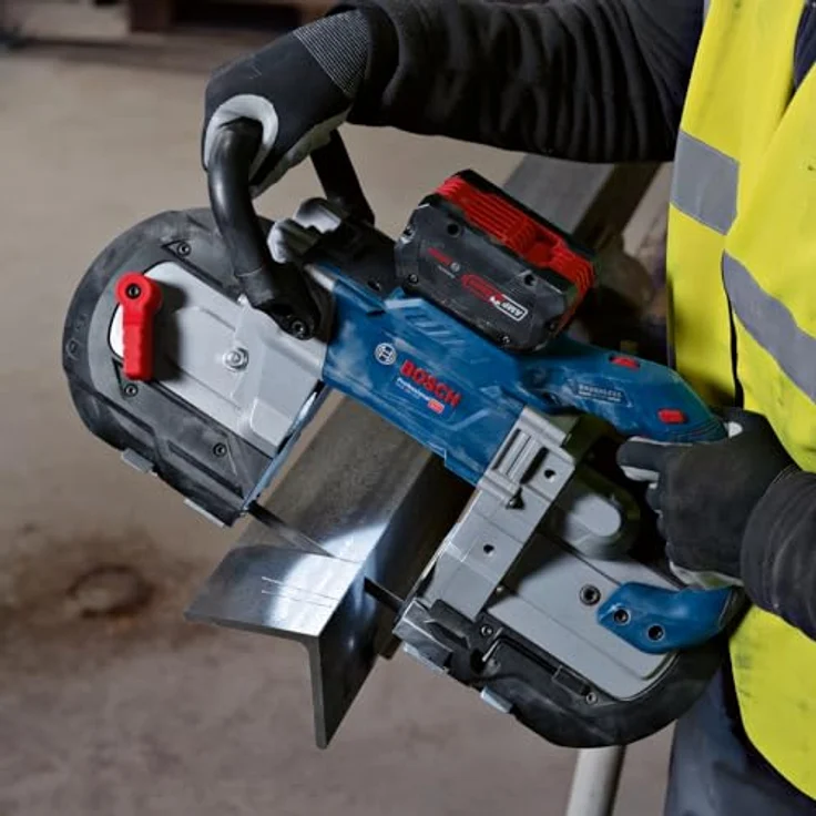 Bosch Professional Bandsäge Akku-Bandsäge GCB 18V-127, Metallschneiden mit hoher Leistung, vibrationsarm und funkenfrei – Bild 3