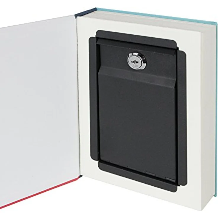 HMF 80945 Buchtresor, getarnte Geldkassette, echte Papierseiten, Spanien, 23 x 15 x 4 cm, Beschriftung in Spanisch – Bild 3