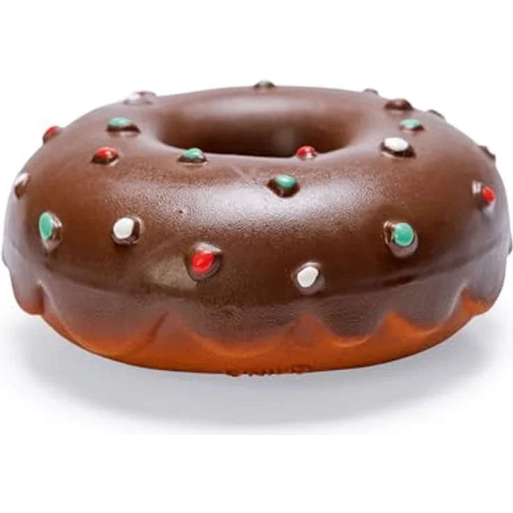 Karlie Tierquietschie Doggy Donuts Latex braun, Hundespielzeug mit Squeaker – Bild 4