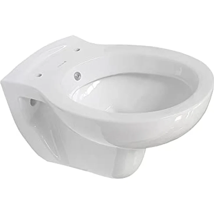 Belvit Tiefspül-WC BV-EW4001, Hygienedusche/Taharet, weiß, Sanitärkeramik, einfache Installation und einstellbare Düse – Bild 1