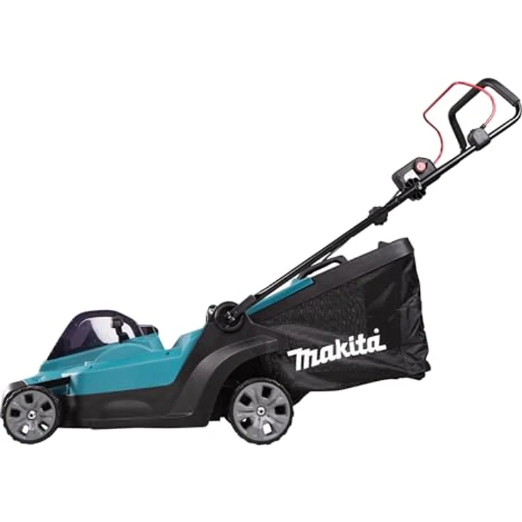 Makita Akku-Rasenmäher 'LM004GZ', max 40V, 43 cm Schnittbreite, 50 l, ideal für Rasenflächen bis 830 m², inkl. Mulchstopfen, zentral verstellbare Räder. – Bild 3