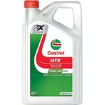 Castrol Motoröl GTX 10W-40 A3-B4, High Performance Mehrbereichsmotoröl für Benzin- und Dieselmotoren, 5L