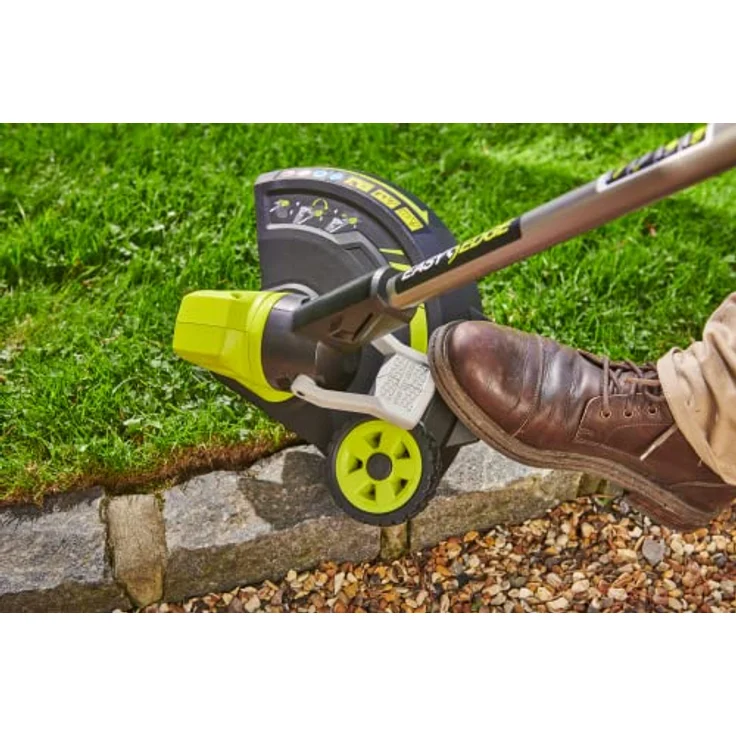RYOBI - Kantenschneider/Kantenschneider, 18 V – Ø 33 cm – Kantenschneidefunktion mit Fußsteuerung – Ø Draht 1 x 1,65 mm Akku und Ladegerät – RY18LT33A-0 – Bild 2