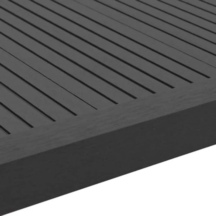 Terrassen-Winkelleisten 5 Stk. WPC 170 cm Schwarz – Bild 7