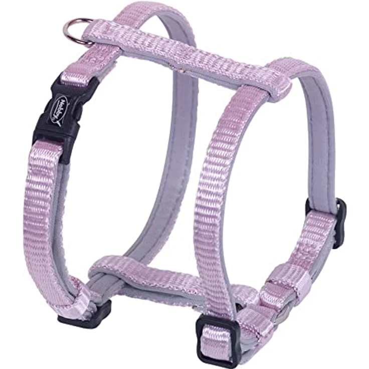 Nobby Geschirr Classic Preno Mini, gepolstertes Meshgewebe, stufenlos verstellbar, flieder, L: 30-40 cm, B: 10 mm – Bild 1