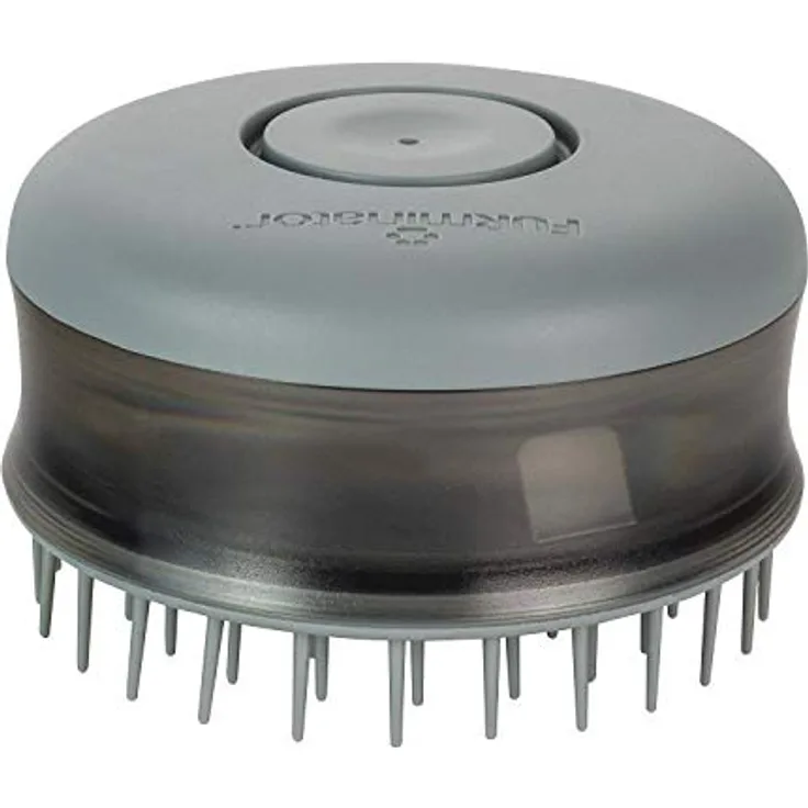 FURminator Shampoobürste für Hunde und Katzen - mit Shampoo befüllbare Massage- und Badebürste für glänzendes Fell