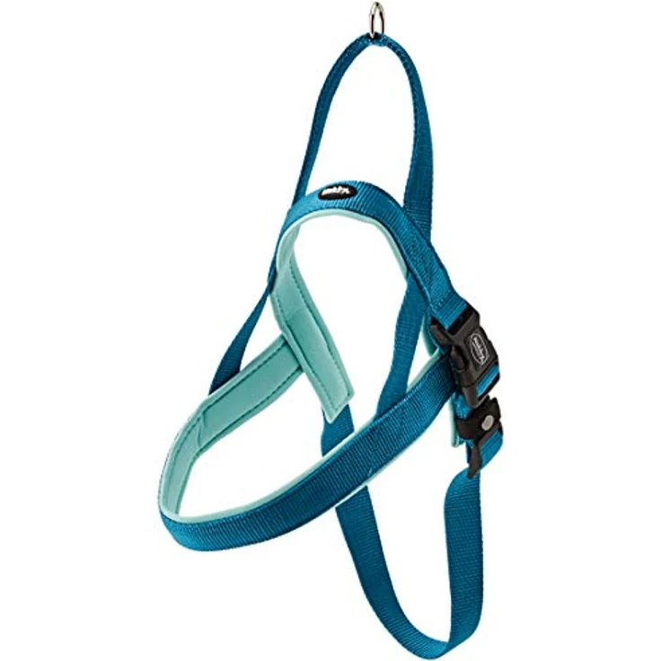 Nobby Norwegergeschirr Classic Preno, hellblau / hellblau L: 60-76 cm + 46 cm, B: 25/35 mm, 1 Stück – Bild 1