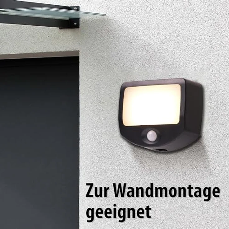Northpoint LED Batterie Strahler Fluter Sicherheitsleuchte 3er Set mit Funk-Aktivierung Bewegungsmelder Dämmerungssensor (Outdoor 6er Set) – Bild 4
