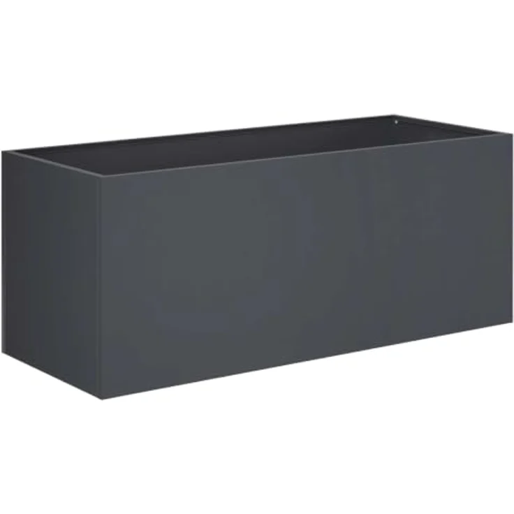 vidaXL Hochbeet Garten-Pflanzgefäß, wetterfest, anthrazit, 100 x 40 x 40 cm – Bild 1