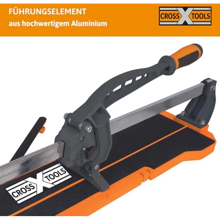 Cross Tools 68659 CUT 730 manueller Fliesenschneider, schwarz-orange – Bild 8