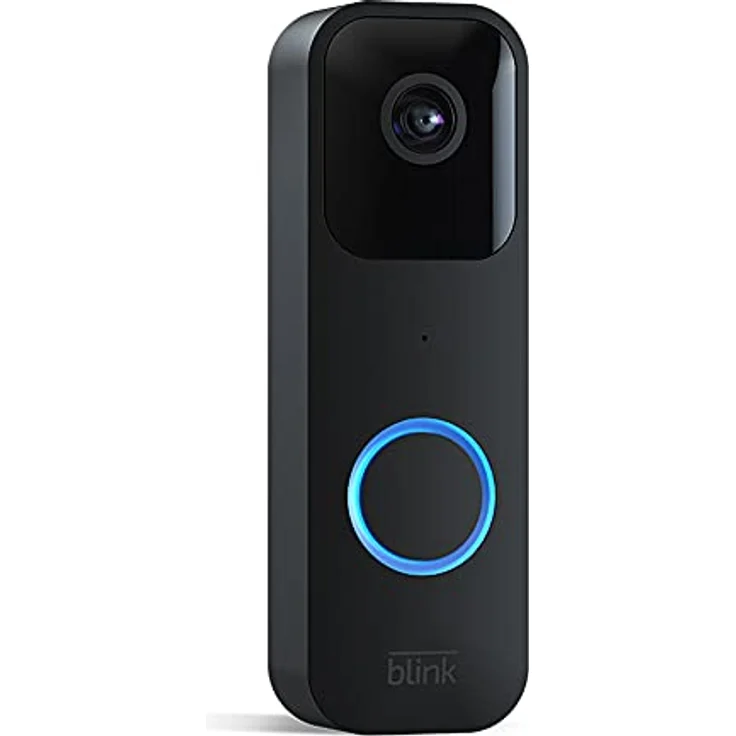 Blink Video Doorbell | Zwei-Wege-Audio, HD-Video, App-Benachrichtigungen bei Klingeln und Bewegungserfassung, einfache Einrichtung, Alexa-fähig – kabellos oder kabelgebunden, schwarz – Bild 1