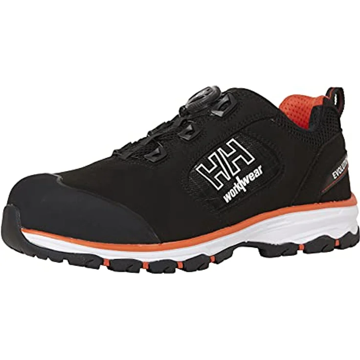Helly Hansen workwear Chelsea Evolution Boa Arbeitsschuh, sicherer Arbeitsbegleiter in schwarz/orange – Bild 3