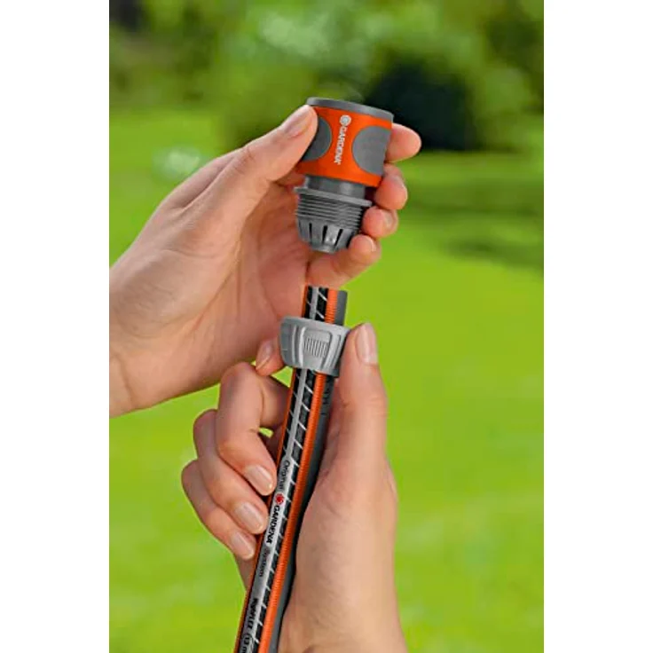 GARDENA Schlauchverbinder-Satz 13 mm (1-2 Zoll) und 15 mm (5-8 Zoll): Steckverbinder für den Schlauchanfang, schneller und einfacher Anschluss (18281-20) Bewässerungszubehör – Bild 5