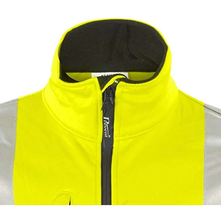 Warnschutz-Softshelljacke Gr.L gelb PREVENT – Bild 3