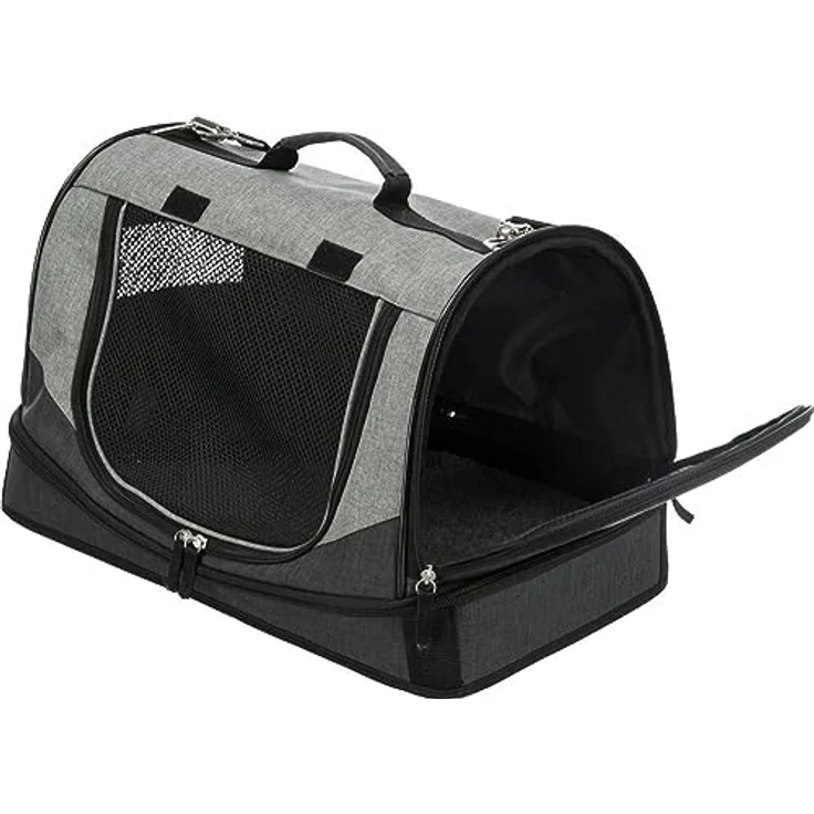 Trixie Tasche Holly 30x30x50 cm schwarz-grau – Bild 3