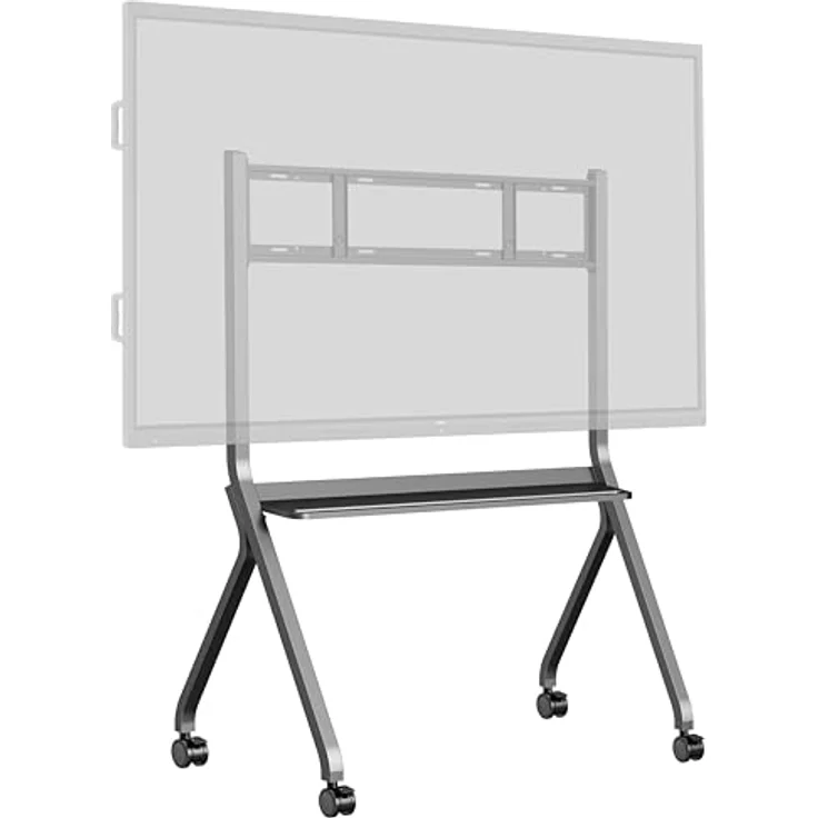 iiyama Transportwagen, Rollwagen 800x600mm für 55-86 Zoll Displays, Tragkraft 100 kg, Silber-Grau – Bild 5