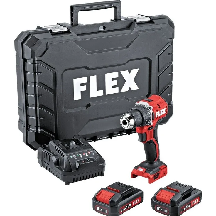 Flex Akku Bohrschrauber Ladegerät Schrauber DD 2G 18.0 EC LD/2.5 Set