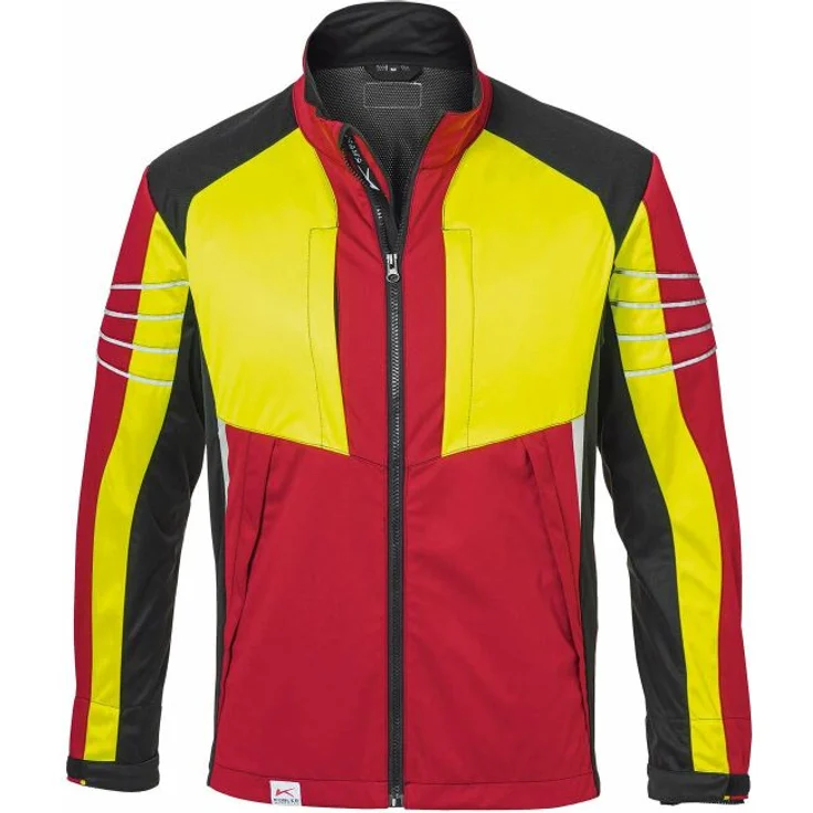 Kübler FOREST Ultrashell Jacke Pro, rot/warngelb, XS 17517227 – Bild 1