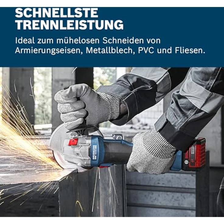 Bosch Professional Akku-Winkelschleifer »GWS 18V-8«, kabelloses Modell mit 800 W Leistung – Bild 5
