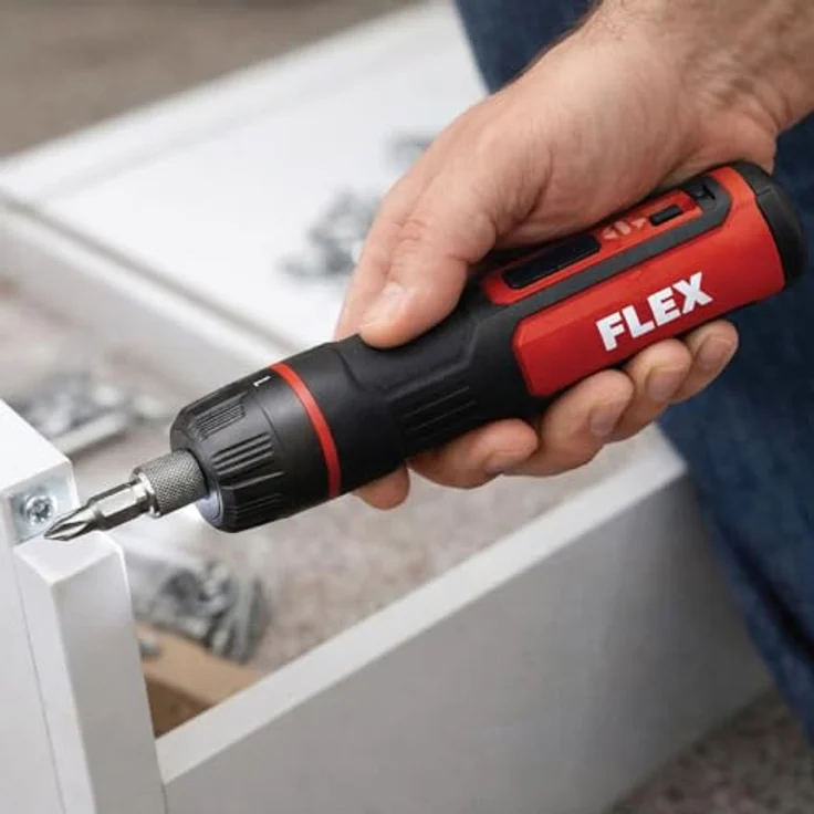 FLEX SD 7-320 4, Akku-Schraubendreher im Hosentaschen-Format mit 4 V, LED-Licht und USB-C Ladeanschluss – Bild 4