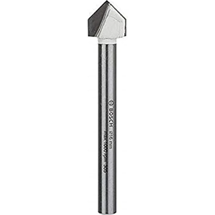 Bosch CYL-9 Ceramic, Glas- und Fliesenbohrer 16 mm, 90 mm Gesamtlänge, spiralloses Design für trockenes Bohren – Bild 1