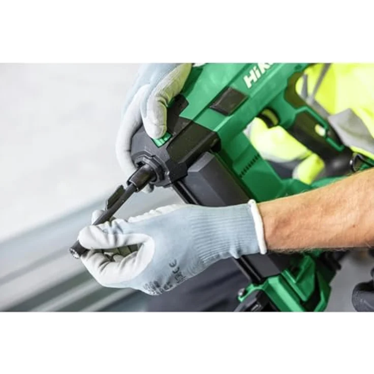 HiKOKI NC1840DAW3Z Akku-Nagler, emissionsfreier Luftfeder-Antrieb mit 110 Joule Schlagenergie, werkzeugloses Magazin, LED-Arbeitslicht – Bild 6