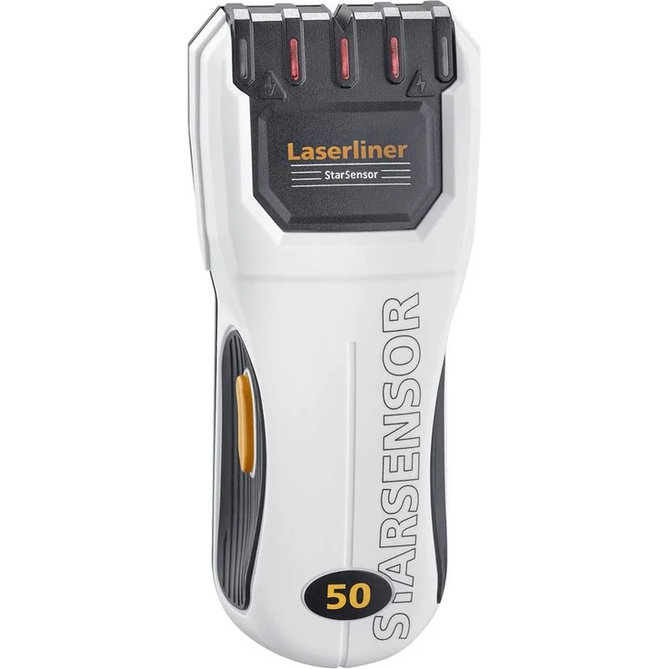 LASERLINER Leitungsortungsgerät StarSensor 50 080.976A, elektronisches Ortungsgerät für Wand- und Querbalken, max. Ortungstiefe 4, weiß - Preisvergleich – Bild 1