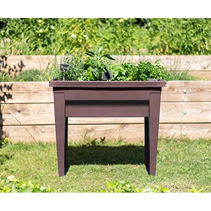 EDA Hochbeet VEG&Table City taupe, 57L – Bild 4