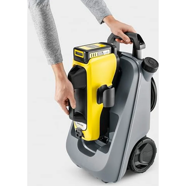 Kärcher Hochdruckreiniger OC 6-18 PREMIUM BATTERY SET, Akkubetrieb, mobil und vielseitig, mit 12 Liter Wasser Trolley, Teleskopgriff und Wechselakku – Bild 3