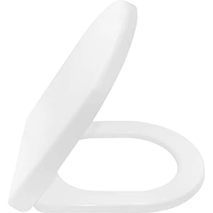 Aloni Tiefspül-WC AL5509+AL0402, Wandmontage, Abgang waagerecht, Hänge WC Toilette mit Softclose Deckel, weiß - Preisvergleich – Bild 4