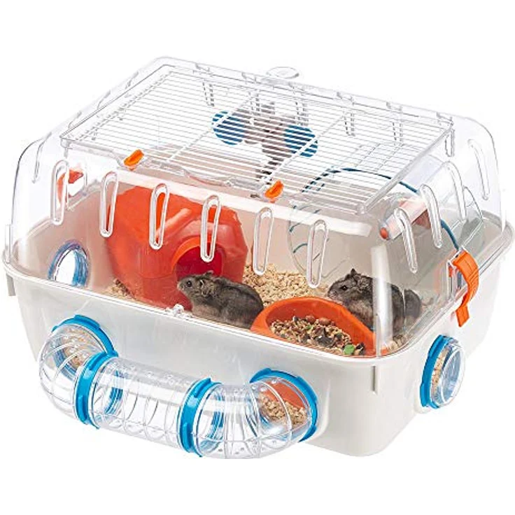 Ferplast Hamsterkäfig, COMBI 1 Nagerkäfig, Kleintierkäfig, Hamsterzubehör inklusive, 40 x 33 x h 23 cm. – Bild 5