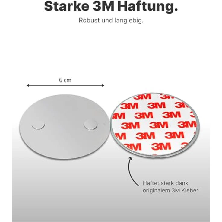 Nemaxx 5X Nemaxx NX1 Quickfix Magnet für Rauchmelder, Funkrauchmelder, Rauchmelder - Top Qualität - Extra stark – Bild 6