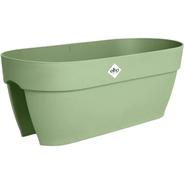 Elho Vibia Campana, Pflanzkübel 60cm, grüner Balkon Blumenkasten mit 16l Fassungsvermögen – Bild 1