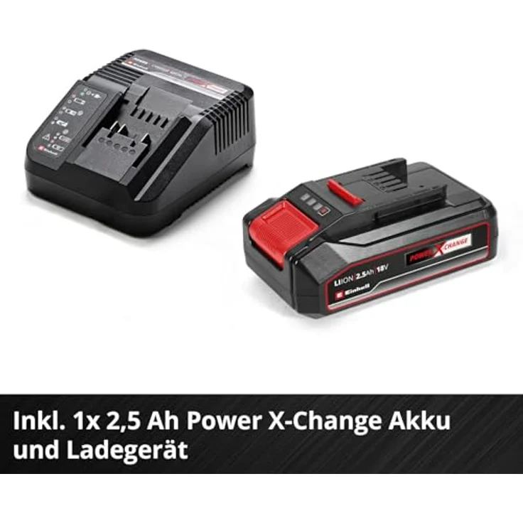 Einhell TE-CD 18/44 Li-i, Akku-Schlagbohrschrauber mit 44 Nm, 2-Gang Getriebe und 13 mm Schnellspannbohrfutter, inkl. 2,5 Ah Akku und Ladegerät – Bild 5
