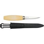 Morakniv 106 Karbonstahl Holzschnitzmesser mit Scheide, 8,25 cm M-14027