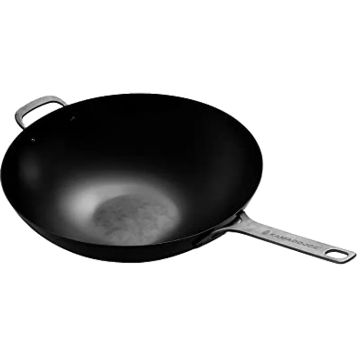 Kamado Joe Wok aus Karbonstahl, perfekt zum Braten, Kochen und Dämpfen für klassische Joe und Big Joe Grills – Bild 1